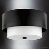 Urban Ambiance Luxury Modern Indoor Ceiling Light,  7-7/8''H x 14"W x 14''D,  Matte Black Finish, UHP4852 - 3 of 4