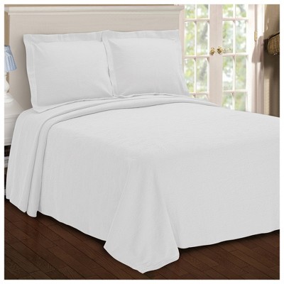 Paisley Floral Cotton Matelasse Decorative Bedspread and Pillow Sham Set by Blue Nile Mills