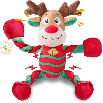 Dog Toys, Dog Squeaky Toy with Crinkle Paper, Interactive Durable Plush ...