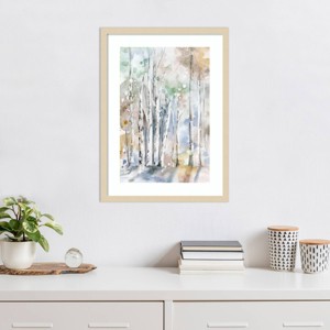 Amanti Art Speckles of Light Through Trees by Eva Watts Wood Framed Wall Art Print - 1 of 4