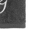 Avanti  Granite with Silver Script Monogram Bath Towel Letter   G - 3 of 3