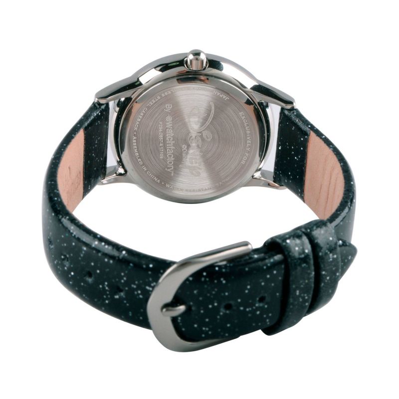 Girls' Disney Descendants 2 Mal Tween Stainless Steel Watch - Black, 3 of 6