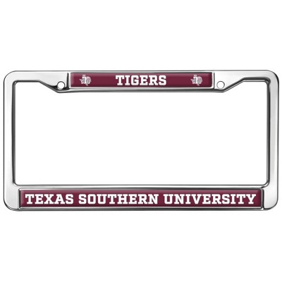 Texas Southern University Tigers Full Size Standard License Plate Metal Frame