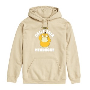 Men's - Pokémon - Psyduck Headache- Men's Fleece Pullover Hoodie Graphic Fleece Pullover Hoodie - 1 of 4