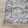 Vintage Floral Border Washable Indoor Area Rug by Blue Nile Mills - 3 of 4