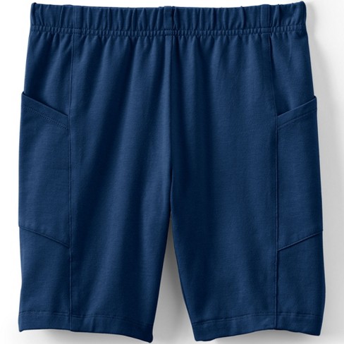 Lands' End Kids Tough Cotton Bike Shorts - image 1 of 3