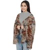 Anna-Kaci Fashion Floral Print Scarves Lightweight Winter Wrap Scarf Head Shawl for Women - 4 of 4