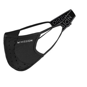 Mission 5179 All Season Adjustable Sport Mask, Black/Grey - 1 of 1