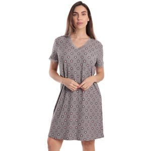 Just Love Short Sleeve Nightgown for Women – Cozy, Lightweight Sleepwear with Classic Design - 1 of 3