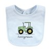 Hudson Baby Infant Boys Cotton Bibs, Boy Farm, One Size - 3 of 4