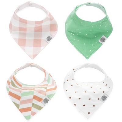 Image of Parker Baby Co. 4 Pack Bandana Drool Bibs - Lincoln Set
