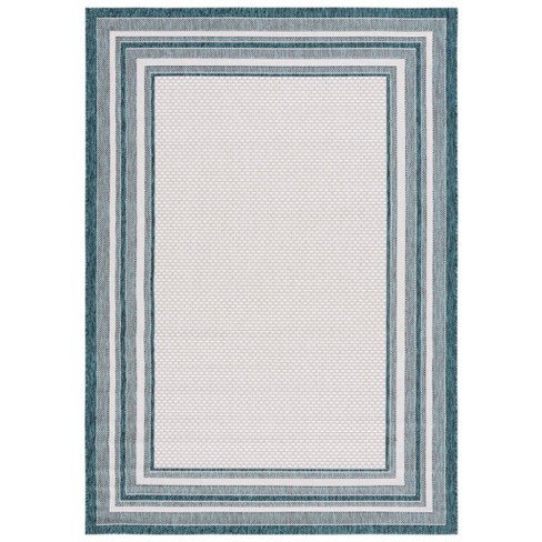 Safavieh Area Rug, Courtyard, Turquoise, 2' x 3'-7