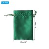 Unique Bargains Mini Smooth Soft Wedding Christmas Satin Bags with Drawstring 30 Pcs - 2 of 4