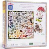 eeBoo: Piece & Love Mushroom Rainbow 1000 Piece Puzzle - 3 of 4