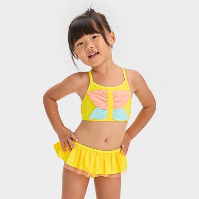 Toddler Girls\' Butterfly Bikini Set - Cat & Jack™ Yellow : Target | Triangel-Bikinis