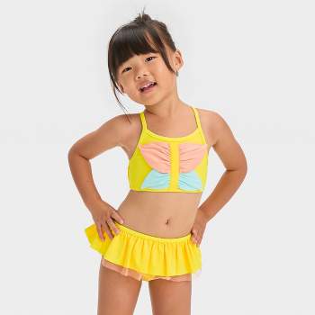 Toddler Girls' Butterfly Bikini Set - Cat & Jack™ Yellow
