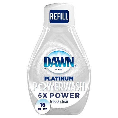 Dawn Platinum Powerwash Spray Free &#38; Clear Refill - 16 fl oz