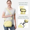 Hachikiko Mini Duffle Bag with Adjustable Strap, Lightweight Sport Bag for Gym, Gymnastics, Dance & Beach (Light Yellow) - 2 of 4