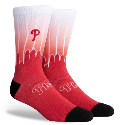  MLB Philadelphia Phillies Sky Crew Socks - L 