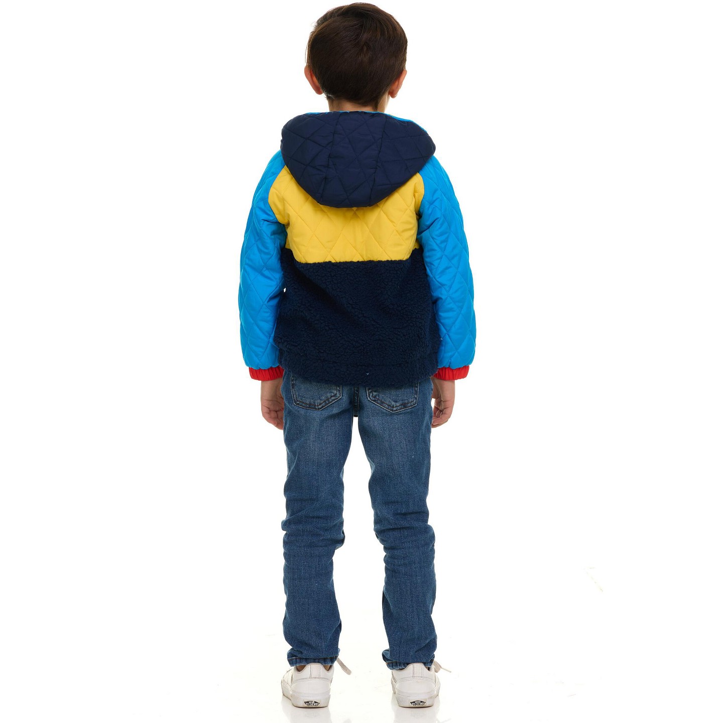Куртка Pokemon Zip Front Hooded Graphic Coat Navy Yellow Pikachu для мальчиков, цвет: Тёмно-синий — фото 6