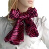 Slickblue Stylish Fushcia Funky Zebra Pattern Silk Scarf - Lightweight,  Fashionable Shawl, Perfect Gift for Women, 2 Sizes - 3 of 4