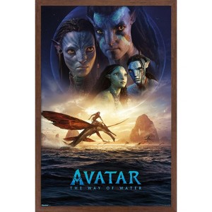 Trends International Avatar: The Way Of Water (2022) - One Sheet Framed Wall Poster Prints - 1 of 4