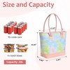 Tirrinia Large Insulated Lunch Tote Bag for Women, Cute Waterproof Leakproof Cooler Bag for Work, Adult Shopping Grocery Bags for Frozen Food - 4 of 4