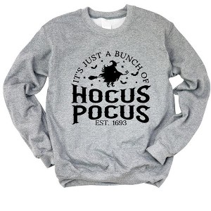 Simply Sage Market Women's Graphic Sweatshirt Hocus Pocus Witch - 1 of 4