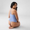 True & Co. Women's V-Neck Bra Lace Racerback Bodysuit - 4 of 4
