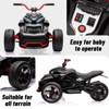 Jojoka 12V Kids ATV Ride On Car, Battery Powered Ride on Toys, 3 Wheelers Off-road Electric Vehicle with Bluetooth Audio, High/Low Speed, Headlights - 3 of 4