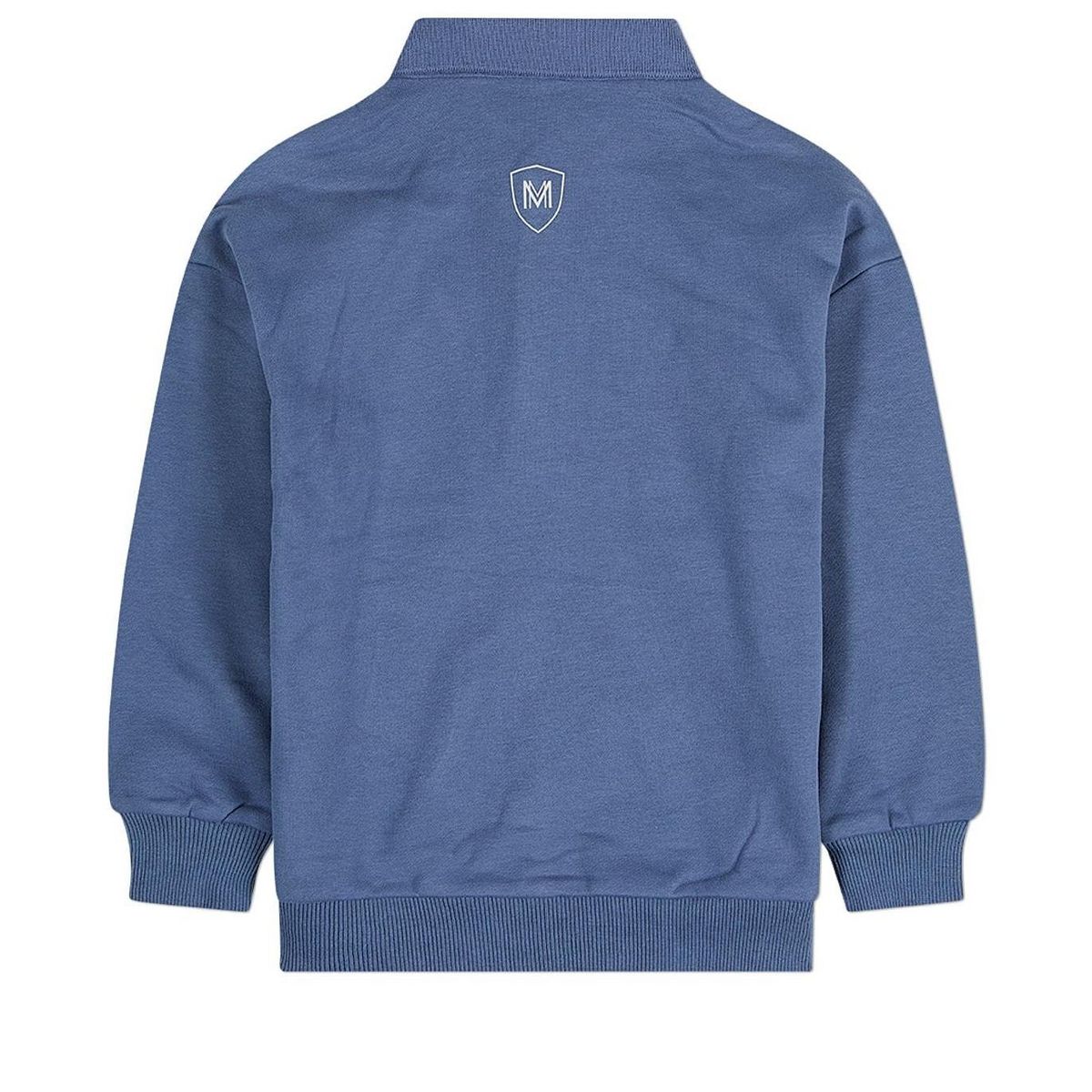 Memoi Boys Long-Sleeve Cotton-Rich Fleece Polo Sweatshirt - thumbnail 7