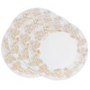 Saro Lifestyle Christmas Holly Berries Charger Plate (Set of 4), 13"x13", White - 3 of 4