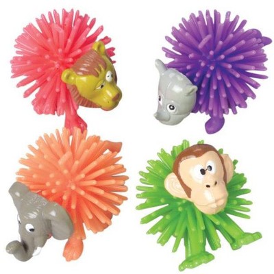 U.S. Toy Assorted Zoo Porcupine Ball 2-1/4in Pk12