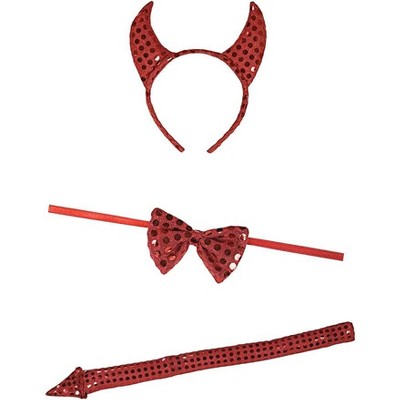 Rubie's Costume Co Sequin Devil Accessory Kit Costume : Target