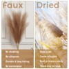 4 PCs Extra Large Faux Pampas Grass Decor, 44 Inch Large Tall Fluffy Artificial Pampas Grass Fake Dried Flowers Decor, Boho Home Decor - 3 of 4
