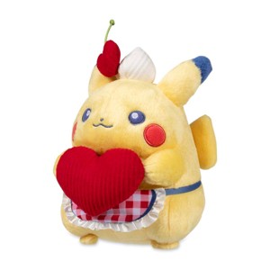 Pokemon Center Pikachu Sweetheart Diner Plush - 6 ¼ In. - 1 of 4