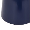 Modern Iron Outdoor End Table No Assembly Large Size,grey-Christopher Knight Home - 3 of 4