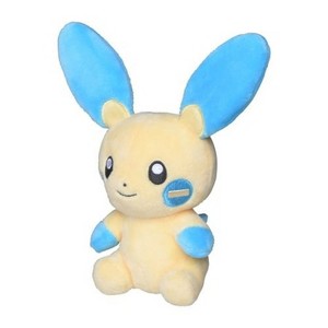 Pokemon Center: Sitting Cuties: Minun Plush # 312 -  Generation 3 - 6 In - 1 of 3