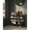 SONGMICS Shoe Rack, 4 Tier Shoe Organizer, Fabric Shoe Shelf Storage with 4 Hooks, Height-Adjustable Shoe Rack, Ink Black - 2 of 4