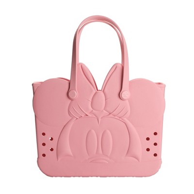 Mickey Mouse Classic 3D Face Adult Pink EVA Tote Bag