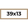 PosterPalooza | 39x13 Wood Antique Frame with UV Acrylic, 4 Finishes: Bronze, Gold, Silver, and Black - 2 of 4