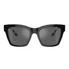 Dolce & Gabbana DG 4384 33726G Womens Square Sunglasses Black on Zebra 53mm - image 2 of 3