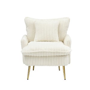 Ridstar Single Chair For Living Room & Bedroom-White - 1 of 4