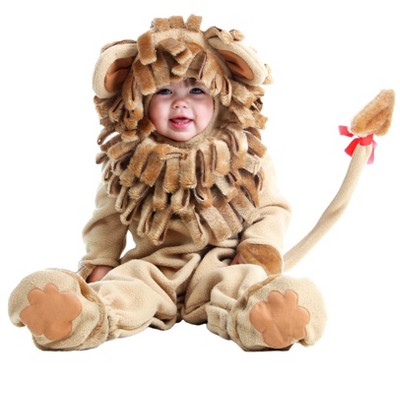 Halloweencostumes.com 12 Months Deluxe Toddler Lion Costume, White ...