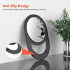 TASALON Unbreakable Hand Mirror, Salon & Barber Mirror with Handle - Black - 3 of 4