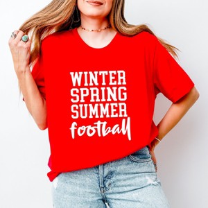 Simply Sage Market Winter Spring Summer Football Short Sleeve Tee - 1 of 4