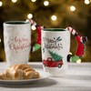 6.25"H Sullivans Merry Christmas Mug Set of 2 Multicolor Indoor Christmas Decor - 3 of 3