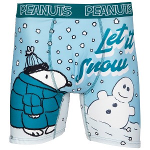 Mens Peanuts Snoopy Let It Snow Boxer Briefs - 1 of 4