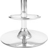 Sapphtopaz Modern Swivel Bar Stools with Padded Seat and Back, Adjustable Counter Height Bar Stools with Armrest, Barstools for Kitchen Island - 2 of 4