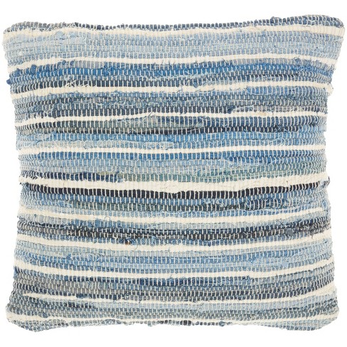 Denim couch online pillows